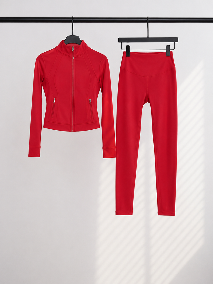 Cropped Define Jacket/Pants Sets